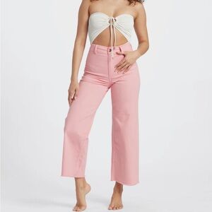 Billabong High Waisted Free Fall Pink Jeans - Size 29